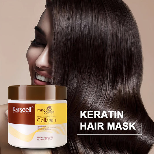 ✨ Soin Profond au Collagène 500ml– Cheveux Doux, Forts & SublimésHydratation intense, réparation profonde et éclat durable – le secret d’une chevelure irrésistible.