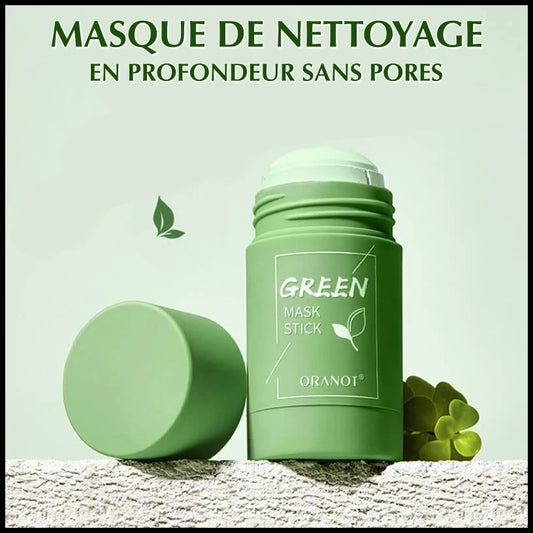 Masque Nettoyant Visage au Thé Vert – Purifie, Apaise et Réveille l’Éclat Naturel de Ta Peau