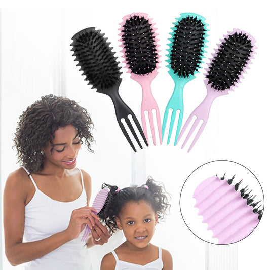 Brosse WaveCurl™ Pro – Effet Salon + Définition Naturelle des Boucles sans Chaleur